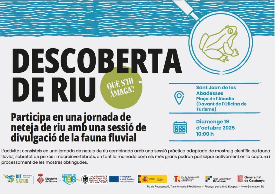 Cartell desc
 oberta riu